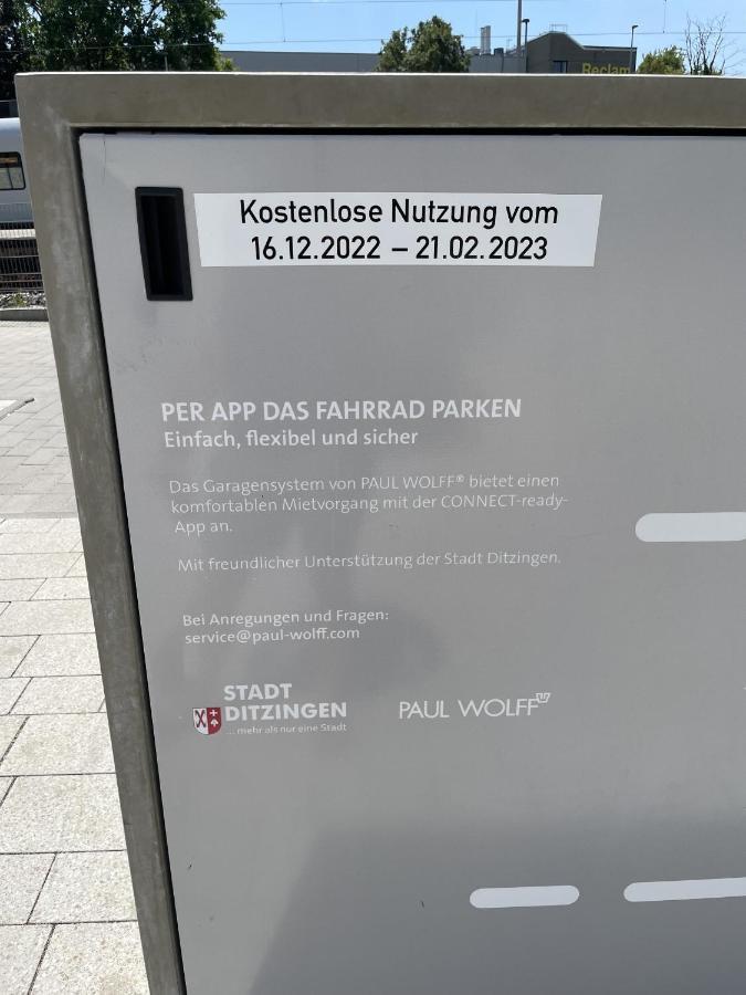 Hotel-Am-Bahnhof Stuttgart-Ditzingen Eksteriør billede